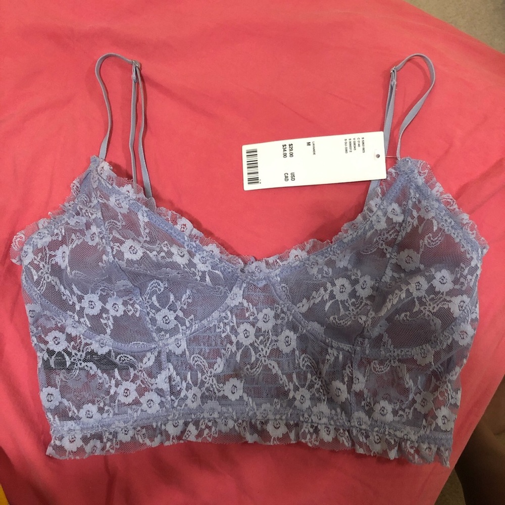 Urban Outfitters Floral Mesh Bralette!